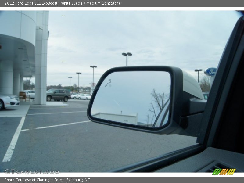 White Suede / Medium Light Stone 2012 Ford Edge SEL EcoBoost