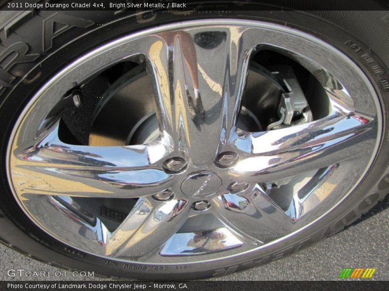 Bright Silver Metallic / Black 2011 Dodge Durango Citadel 4x4