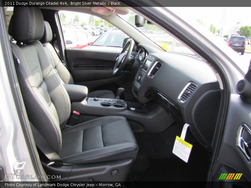 Bright Silver Metallic / Black 2011 Dodge Durango Citadel 4x4