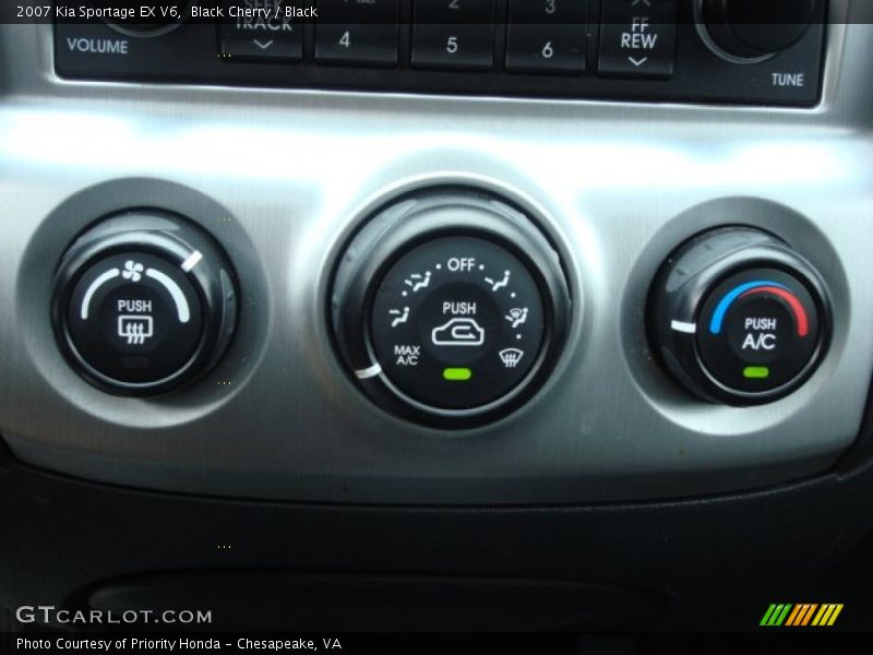 Black Cherry / Black 2007 Kia Sportage EX V6