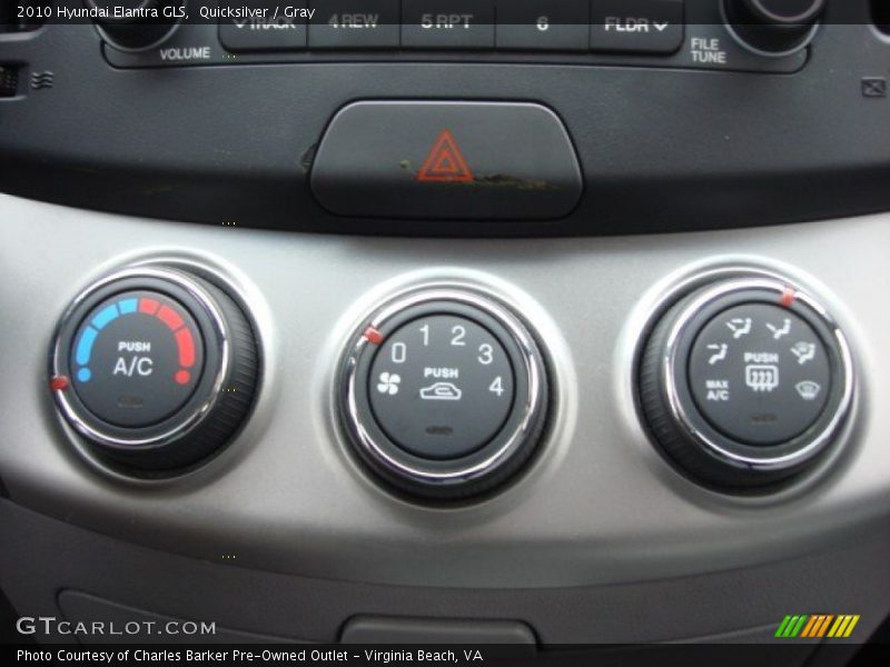 Controls of 2010 Elantra GLS