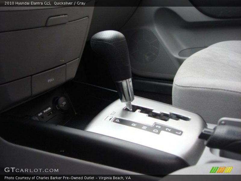 Quicksilver / Gray 2010 Hyundai Elantra GLS