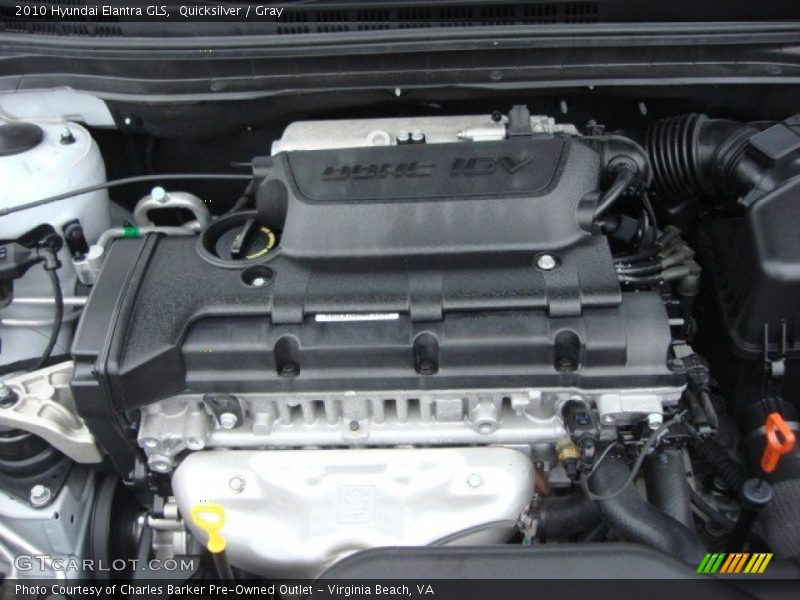 Quicksilver / Gray 2010 Hyundai Elantra GLS