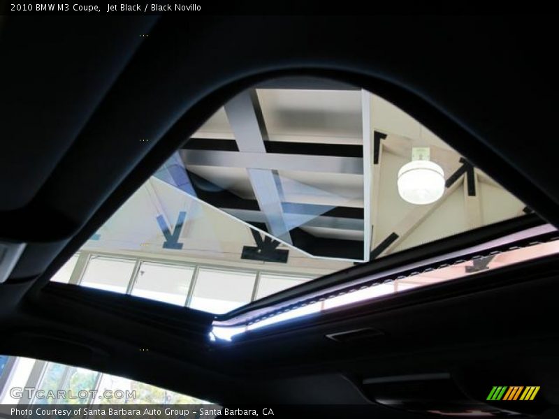 Sunroof of 2010 M3 Coupe