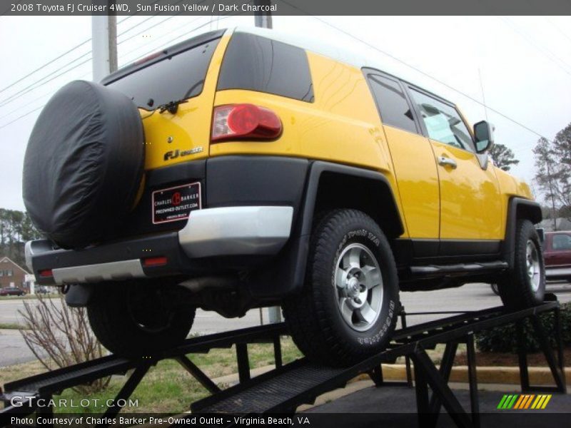 Sun Fusion Yellow / Dark Charcoal 2008 Toyota FJ Cruiser 4WD