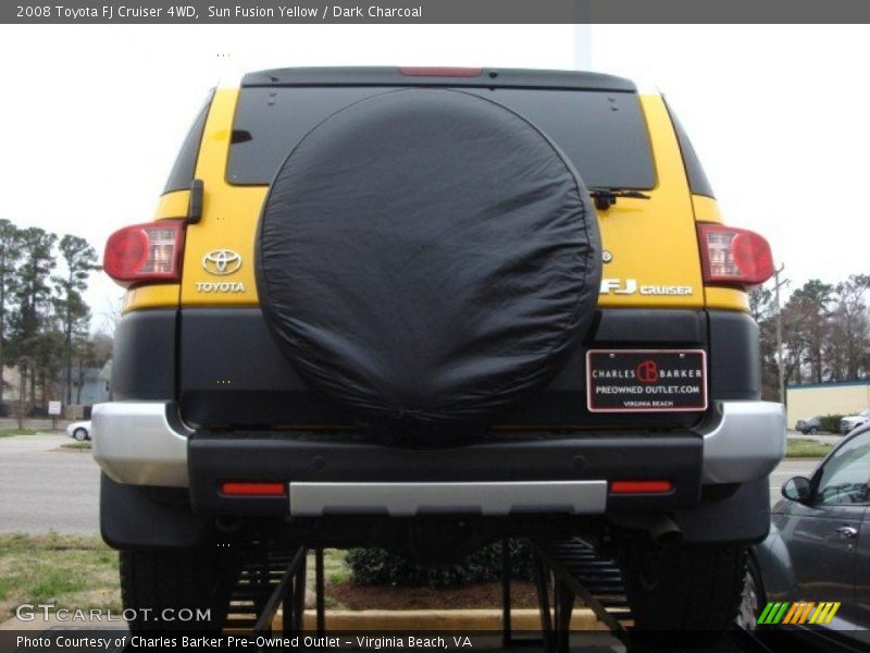 Sun Fusion Yellow / Dark Charcoal 2008 Toyota FJ Cruiser 4WD