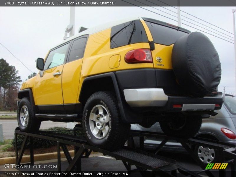 Sun Fusion Yellow / Dark Charcoal 2008 Toyota FJ Cruiser 4WD