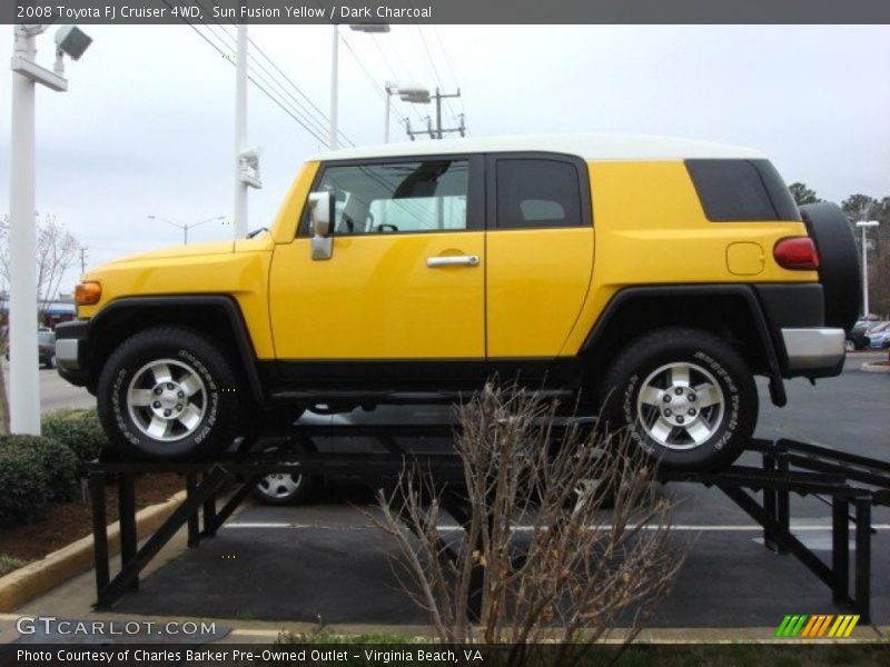 Sun Fusion Yellow / Dark Charcoal 2008 Toyota FJ Cruiser 4WD