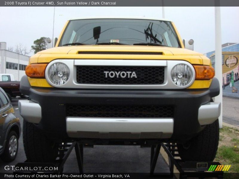 Sun Fusion Yellow / Dark Charcoal 2008 Toyota FJ Cruiser 4WD