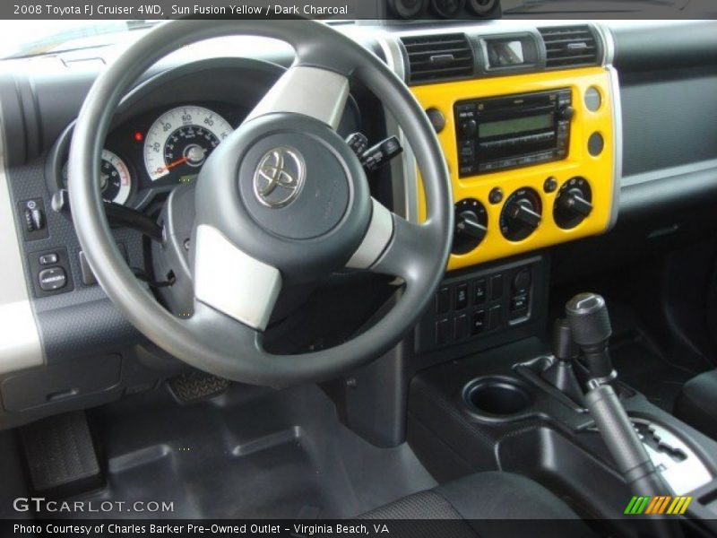 Sun Fusion Yellow / Dark Charcoal 2008 Toyota FJ Cruiser 4WD