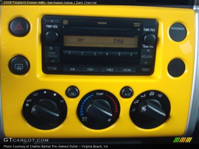 Sun Fusion Yellow / Dark Charcoal 2008 Toyota FJ Cruiser 4WD