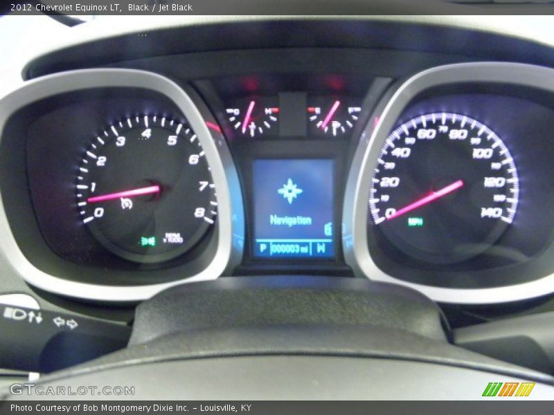 Black / Jet Black 2012 Chevrolet Equinox LT