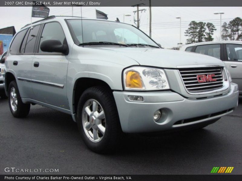 Silver Mist Metallic / Ebony 2007 GMC Envoy SLE 4x4
