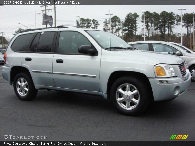 Silver Mist Metallic / Ebony 2007 GMC Envoy SLE 4x4