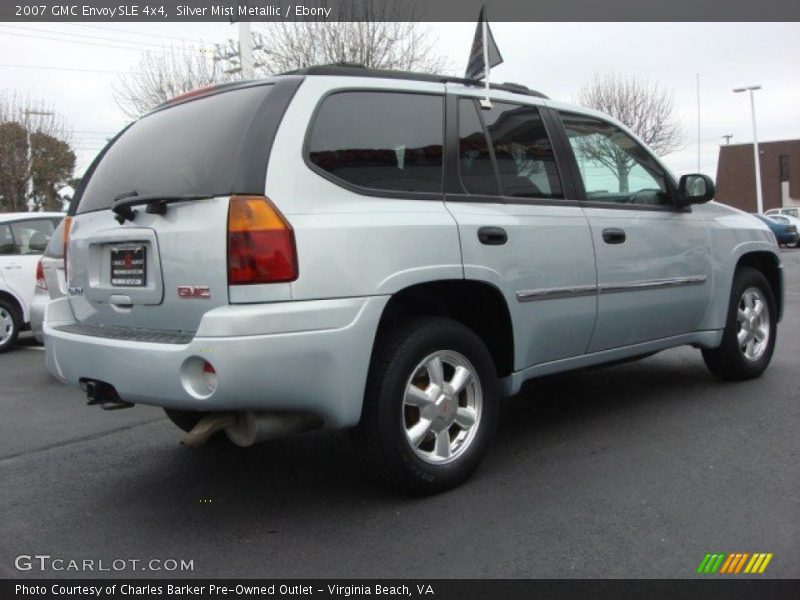 Silver Mist Metallic / Ebony 2007 GMC Envoy SLE 4x4