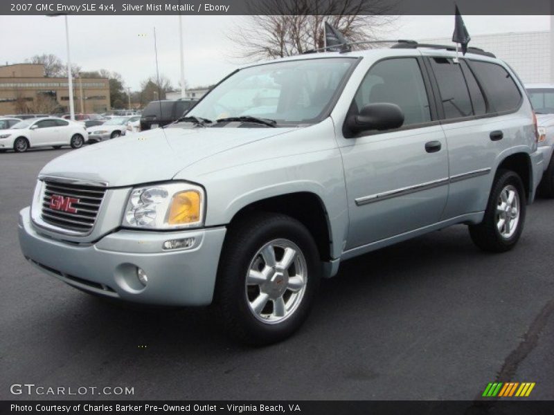Silver Mist Metallic / Ebony 2007 GMC Envoy SLE 4x4