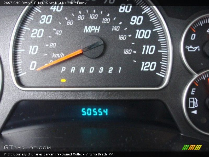 Silver Mist Metallic / Ebony 2007 GMC Envoy SLE 4x4
