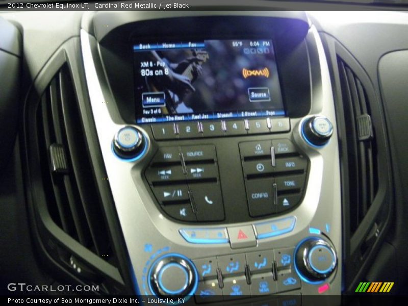 Cardinal Red Metallic / Jet Black 2012 Chevrolet Equinox LT