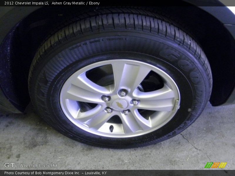 Ashen Gray Metallic / Ebony 2012 Chevrolet Impala LS