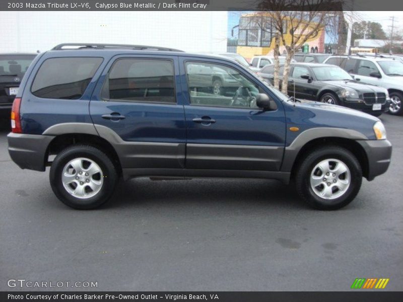Calypso Blue Metallic / Dark Flint Gray 2003 Mazda Tribute LX-V6