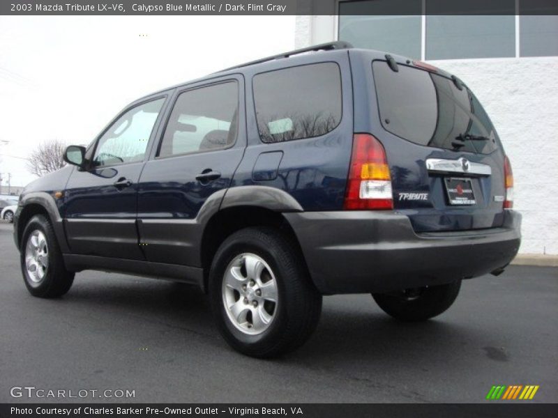 Calypso Blue Metallic / Dark Flint Gray 2003 Mazda Tribute LX-V6