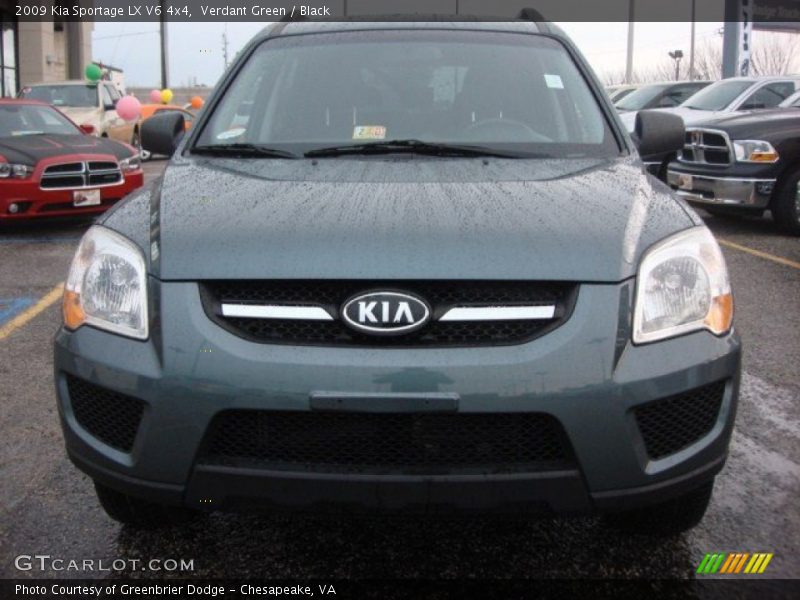 Verdant Green / Black 2009 Kia Sportage LX V6 4x4