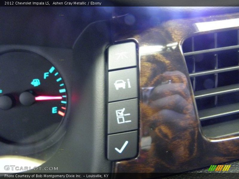 Ashen Gray Metallic / Ebony 2012 Chevrolet Impala LS