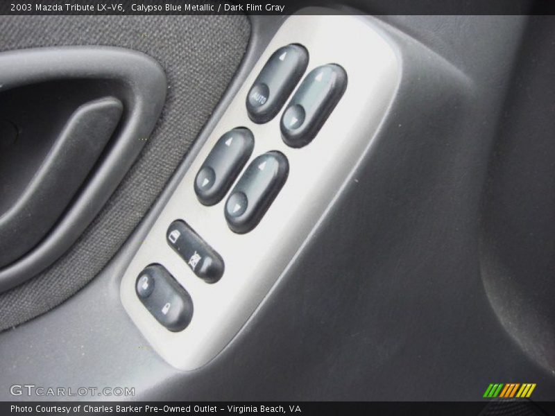 Calypso Blue Metallic / Dark Flint Gray 2003 Mazda Tribute LX-V6