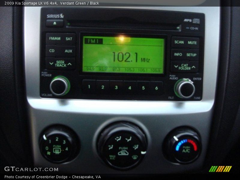 Verdant Green / Black 2009 Kia Sportage LX V6 4x4