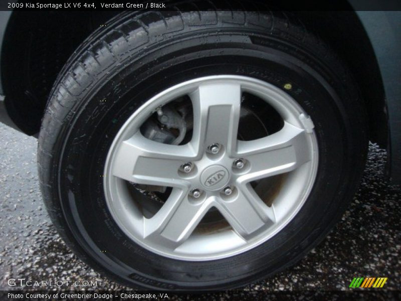 Verdant Green / Black 2009 Kia Sportage LX V6 4x4
