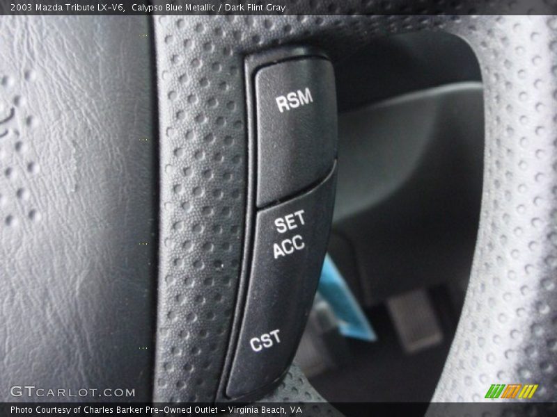 Calypso Blue Metallic / Dark Flint Gray 2003 Mazda Tribute LX-V6