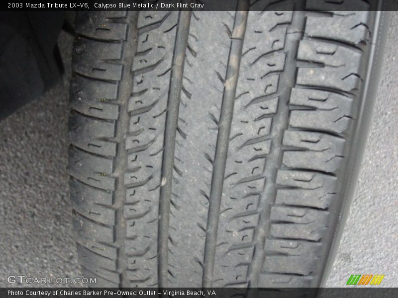 Calypso Blue Metallic / Dark Flint Gray 2003 Mazda Tribute LX-V6