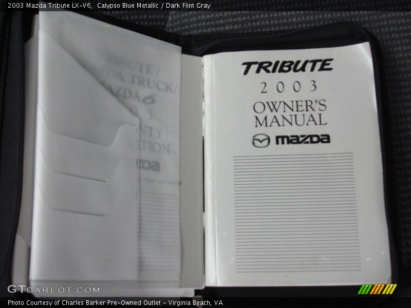 Books/Manuals of 2003 Tribute LX-V6