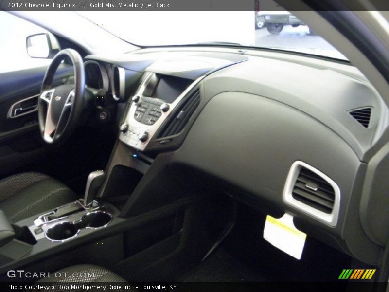 Gold Mist Metallic / Jet Black 2012 Chevrolet Equinox LT