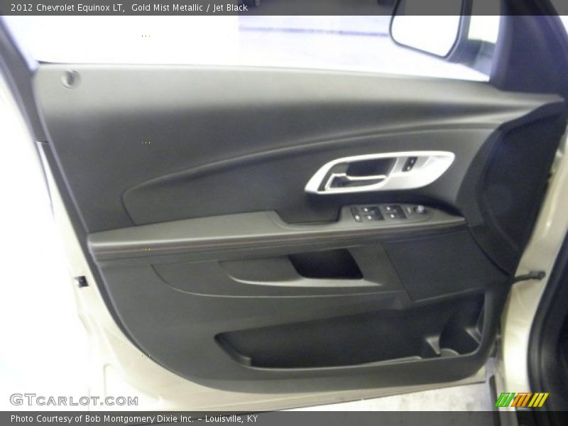 Gold Mist Metallic / Jet Black 2012 Chevrolet Equinox LT