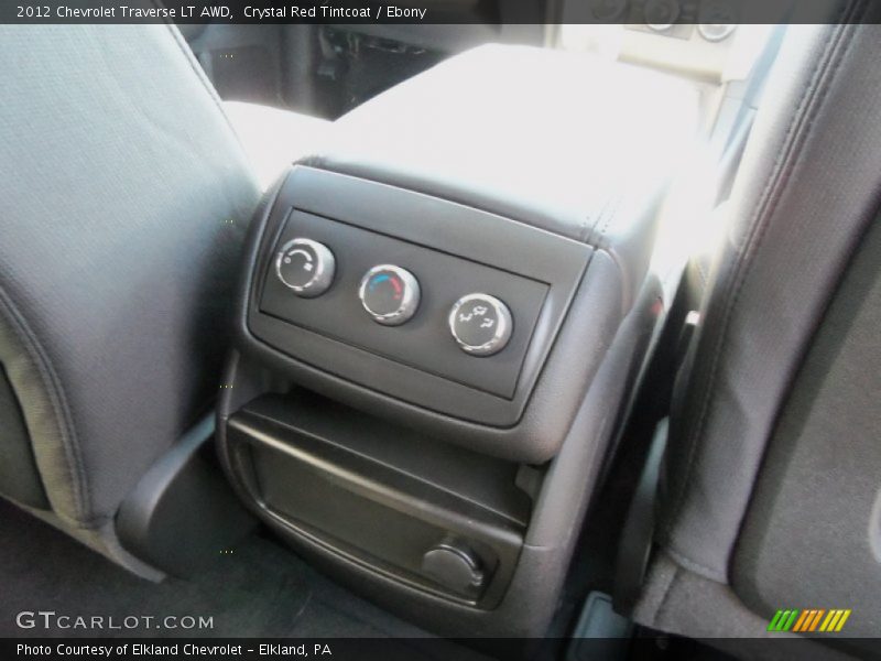 Crystal Red Tintcoat / Ebony 2012 Chevrolet Traverse LT AWD