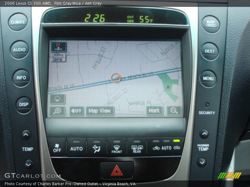 Flint Gray Mica / Ash Gray 2006 Lexus GS 300 AWD