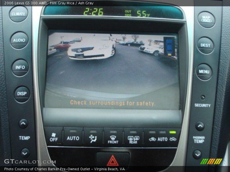 Flint Gray Mica / Ash Gray 2006 Lexus GS 300 AWD
