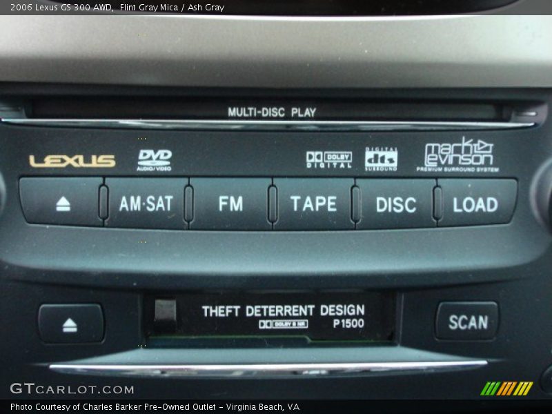 Flint Gray Mica / Ash Gray 2006 Lexus GS 300 AWD