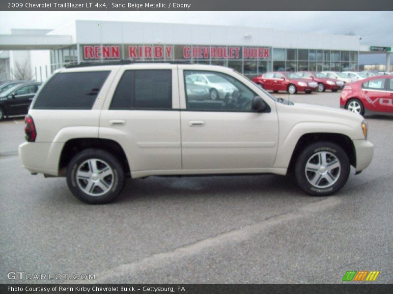 Sand Beige Metallic / Ebony 2009 Chevrolet TrailBlazer LT 4x4