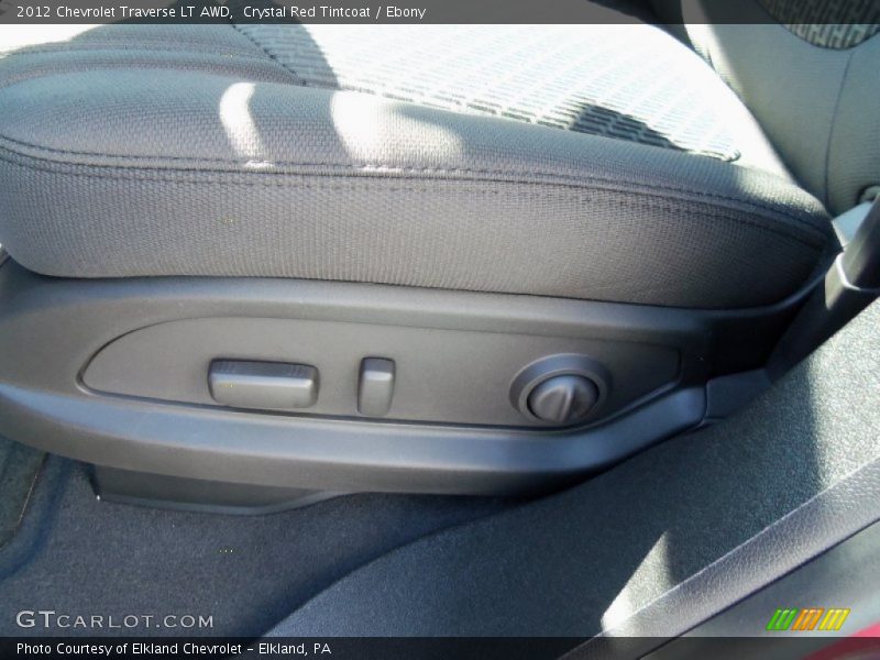 Crystal Red Tintcoat / Ebony 2012 Chevrolet Traverse LT AWD