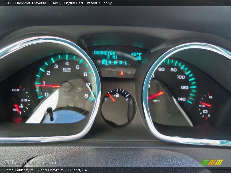  2012 Traverse LT AWD LT AWD Gauges