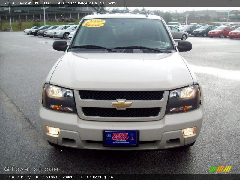 Sand Beige Metallic / Ebony 2009 Chevrolet TrailBlazer LT 4x4