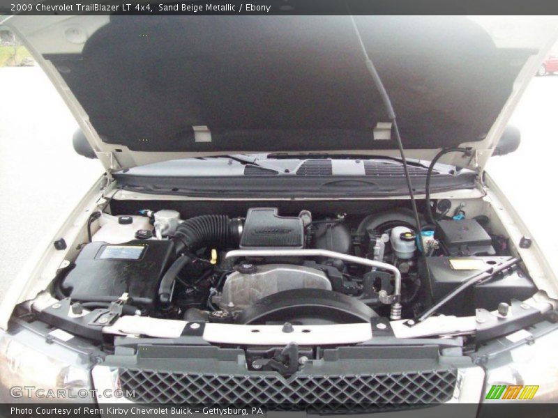 Sand Beige Metallic / Ebony 2009 Chevrolet TrailBlazer LT 4x4