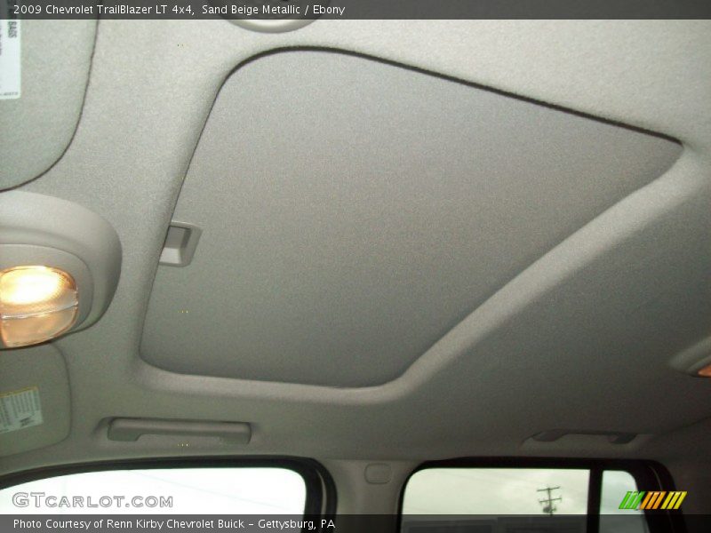 Sand Beige Metallic / Ebony 2009 Chevrolet TrailBlazer LT 4x4