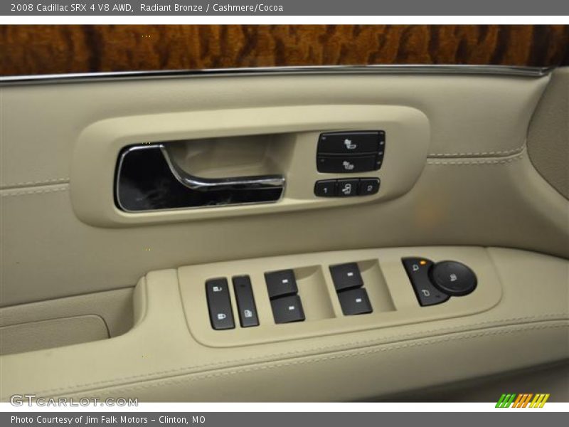 Radiant Bronze / Cashmere/Cocoa 2008 Cadillac SRX 4 V8 AWD