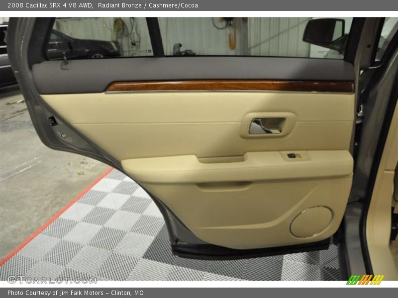 Radiant Bronze / Cashmere/Cocoa 2008 Cadillac SRX 4 V8 AWD