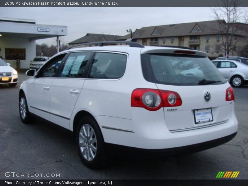 Candy White / Black 2008 Volkswagen Passat Komfort Wagon