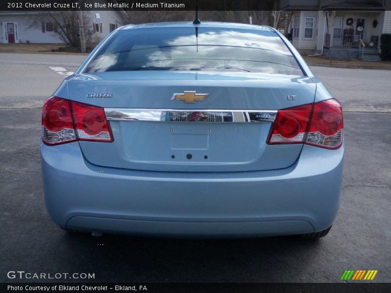 Ice Blue Metallic / Medium Titanium 2012 Chevrolet Cruze LT