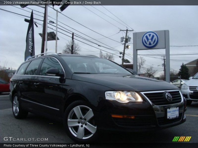 Deep Black / Deep Black 2009 Volkswagen Passat Komfort Wagon